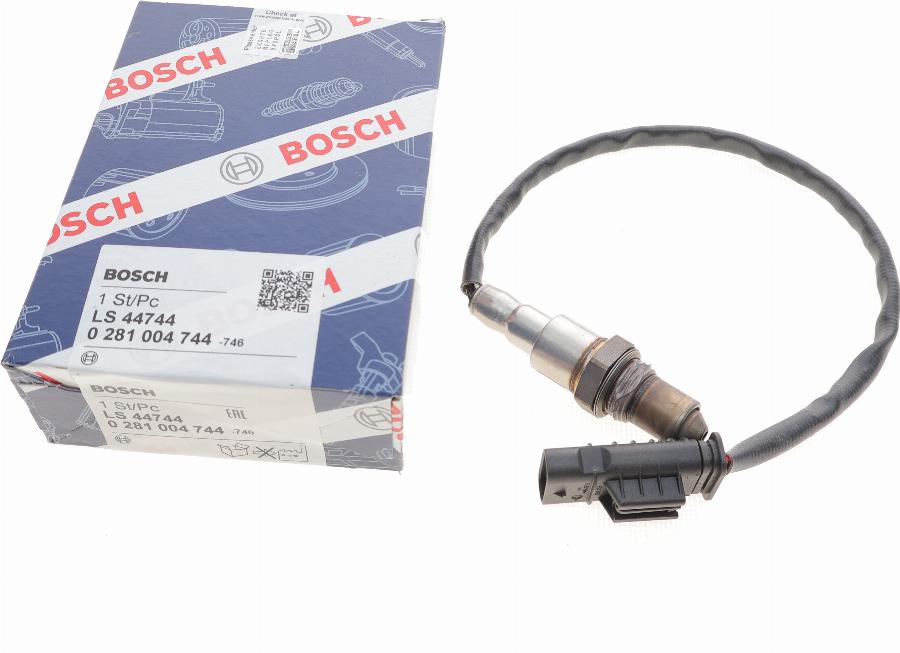 BOSCH 0 281 004 744 - Лямбда-зонд autocars.com.ua