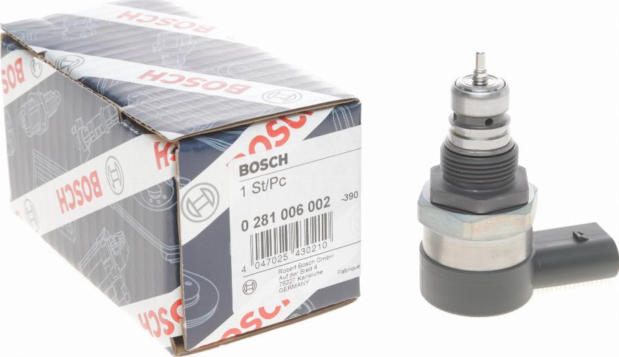 BOSCH 0 281 006 002 - Редукційний клапан, Common-Rail-System autocars.com.ua