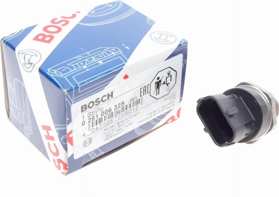 BOSCH 0 281 006 325 - Датчик, тиск подачі палива autocars.com.ua