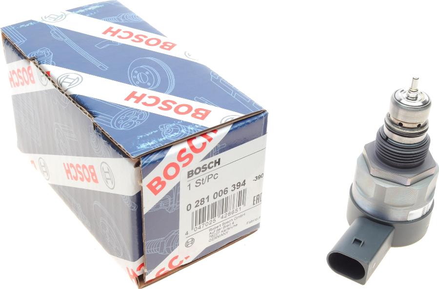 BOSCH 0 281 006 394 - Редукційний клапан, Common-Rail-System autocars.com.ua