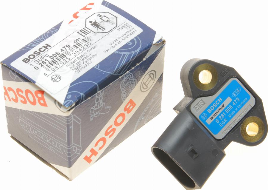 BOSCH 0 281 006 479 - Датчик, давление во впускной трубе autodnr.net