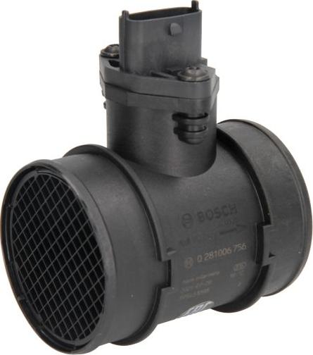 BOSCH 0 281 006 756 - Датчик потоку, маси повітря autocars.com.ua