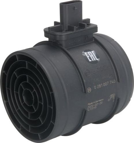 BOSCH 0 281 007 740 - Датчик потоку, маси повітря autocars.com.ua
