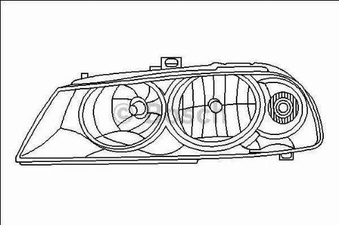 BOSCH 0 318 131 213 - Основна фара autocars.com.ua