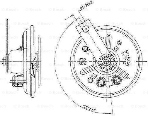 BOSCH 0 320 146 102 - Звуковой сигнал avtokuzovplus.com.ua