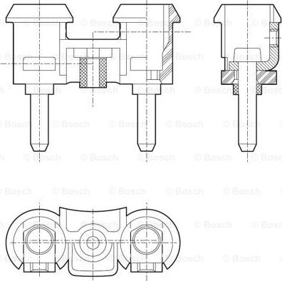 BOSCH 0 320 223 002 - Горн високої інтенсивності зву autocars.com.ua