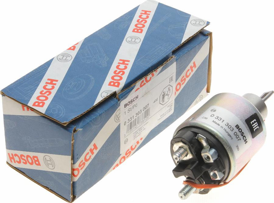 BOSCH 0 331 303 007 - Тяговое реле, стартер avtokuzovplus.com.ua