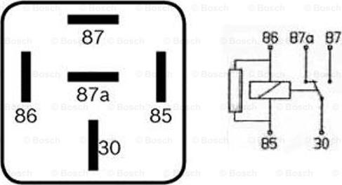 BOSCH 0 332 209 167 - Реле, робочий струм autocars.com.ua