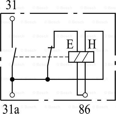 BOSCH 0 333 301 009 - Реле батареї autocars.com.ua
