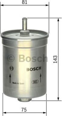 BOSCH 0 450 905 007 - Паливний фільтр autocars.com.ua