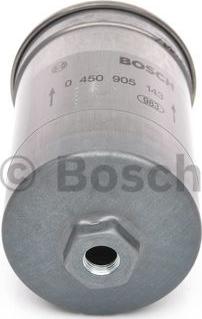 BOSCH 0 450 905 143 - Паливний фільтр бенз вир-во BoschБез упаковки autocars.com.ua