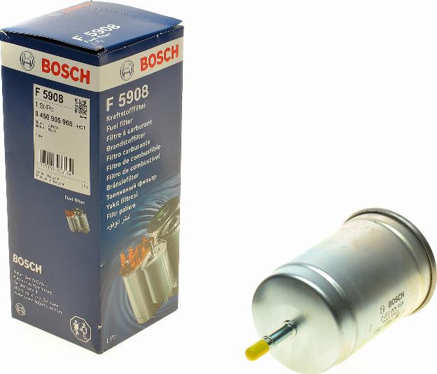 BOSCH 0 450 905 908 - Паливний фільтр autocars.com.ua