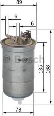 BOSCH 0 450 906 261 - Топливный фильтр avtokuzovplus.com.ua