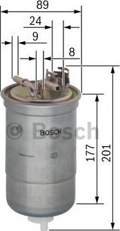 BOSCH 0 450 906 374 - Топливный фильтр avtokuzovplus.com.ua