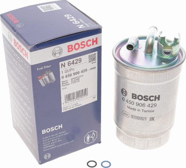 BOSCH 0 450 906 429 - Паливний фільтр autocars.com.ua