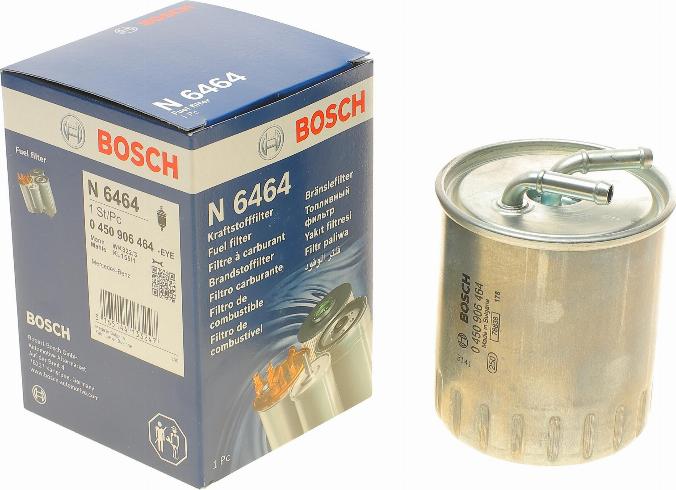 BOSCH 0 450 906 464 - Паливний фільтр autocars.com.ua