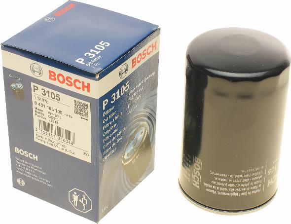 BOSCH 0 451 103 105 - Масляный фильтр avtokuzovplus.com.ua