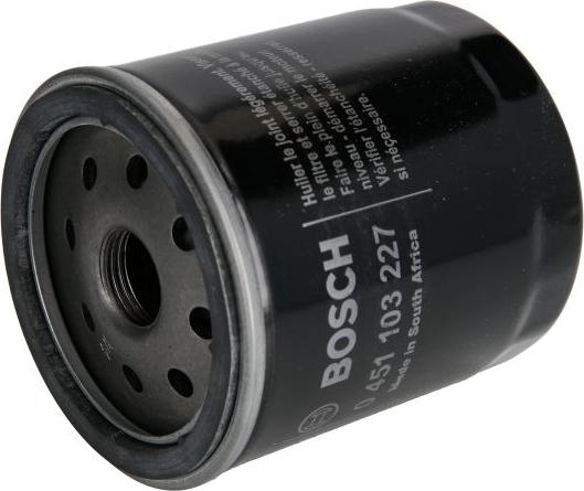 BOSCH 0 451 103 227 - Масляний фільтр autocars.com.ua