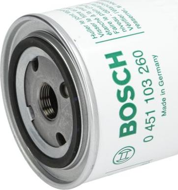 BOSCH 0 451 103 260 - Масляний фільтр autocars.com.ua