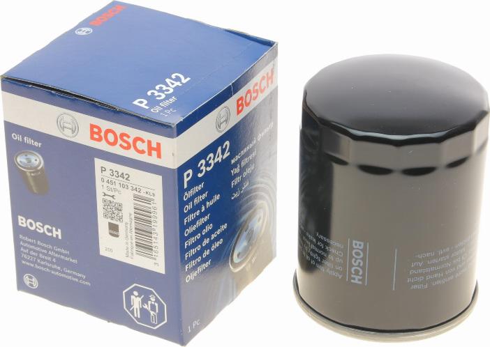 BOSCH 0 451 103 342 - Масляний фільтр autocars.com.ua