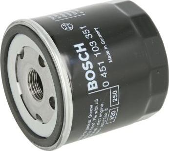BOSCH 0 451 103 351 - Масляний фільтр autocars.com.ua