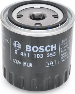 BOSCH 0 451 103 353 - Масляний фільтр autocars.com.ua
