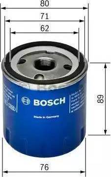 BOSCH 0 451 104 506 - Масляный фильтр avtokuzovplus.com.ua