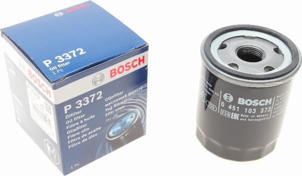 BOSCH 0 451 103 372 - Масляный фильтр avtokuzovplus.com.ua