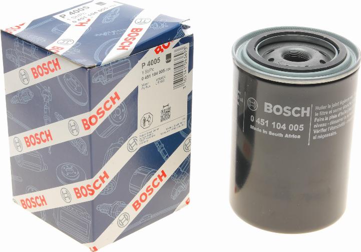 BOSCH 0 451 104 005 - Масляный фильтр avtokuzovplus.com.ua