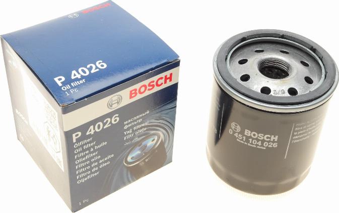 BOSCH 0 451 104 026 - Масляный фильтр avtokuzovplus.com.ua