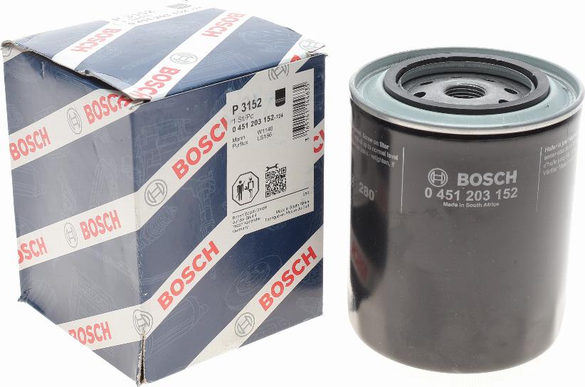 BOSCH 0 451 203 152 - Масляный фильтр avtokuzovplus.com.ua