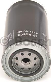 BOSCH 0 451 302 182 - Масляний фільтр autocars.com.ua