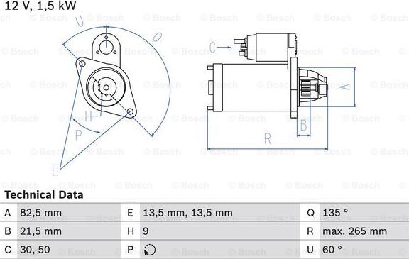 BOSCH 0 986 010 840 - Стартер autocars.com.ua