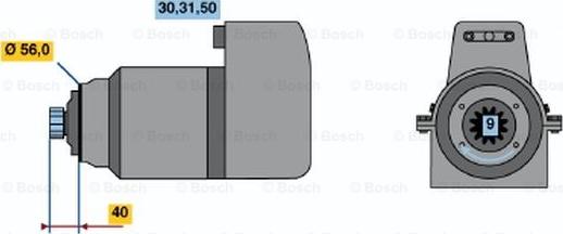 BOSCH 0 986 012 970 - Стартер autodnr.net