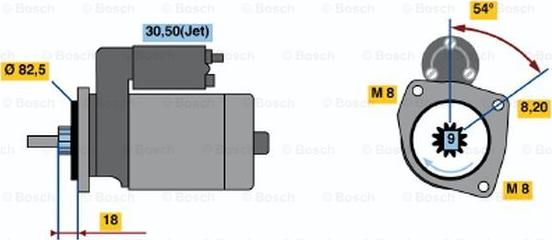 BOSCH 0 986 016 320 - Стартер avtokuzovplus.com.ua