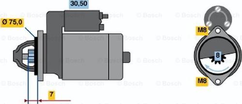 BOSCH 0 986 017 571 - Стартер avtokuzovplus.com.ua