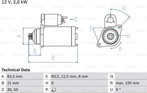 BOSCH 0 986 018 940 - Стартер avtokuzovplus.com.ua