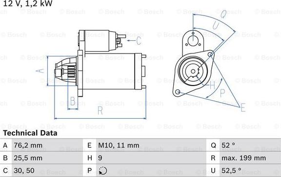 BOSCH 0 986 020 890 - Стартер autodnr.net