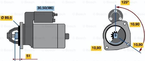 BOSCH 0 986 021 340 - Стартер autocars.com.ua