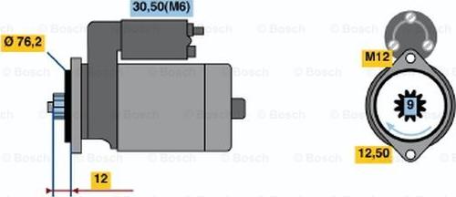 BOSCH 0 986 021 910 - Стартер autocars.com.ua