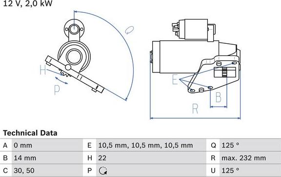 BOSCH 0 986 024 710 - Стартер autocars.com.ua