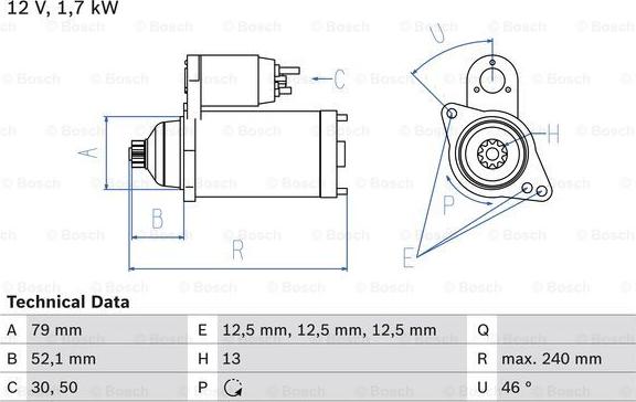 BOSCH 0 986 025 220 - Стартер autocars.com.ua