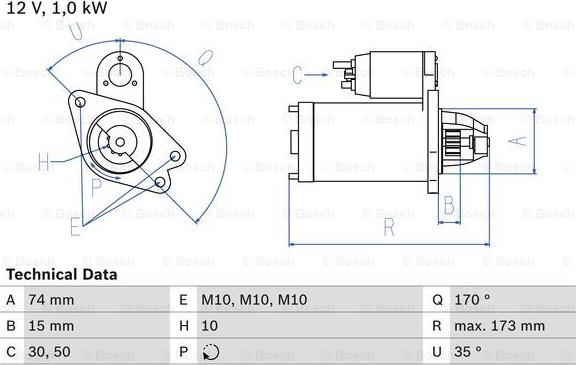 BOSCH 0 986 025 290 - Стартер autocars.com.ua