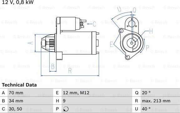 BOSCH 0 986 027 060 - Стартер autocars.com.ua