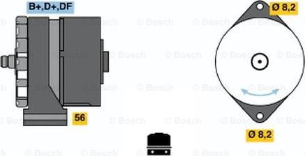 BOSCH 0 986 030 450 - Генератор autocars.com.ua