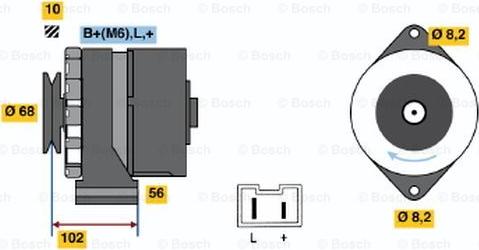 BOSCH 0 986 033 990 - Генератор autocars.com.ua