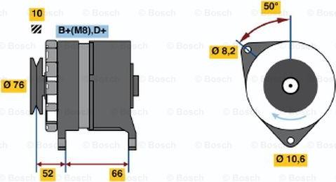 BOSCH 0 986 036 961 - Генератор avtokuzovplus.com.ua