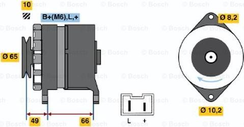 BOSCH 0 986 037 281 - Генератор avtokuzovplus.com.ua