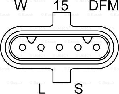 BOSCH 0 986 046 590 - Генератор autocars.com.ua