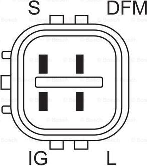 BOSCH 0 986 082 010 - Генератор avtokuzovplus.com.ua